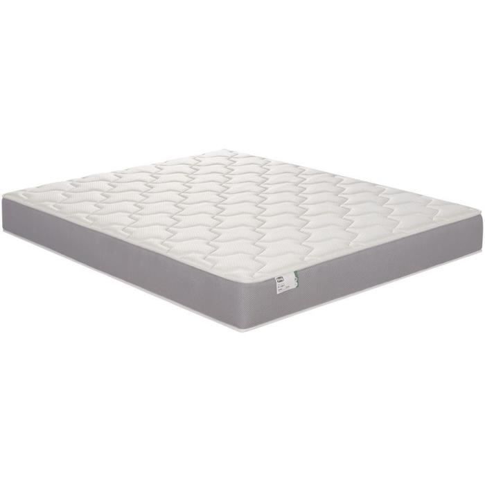 Matelas l optimal 160x200, ressort ensach&eacute;s, ferme, h22