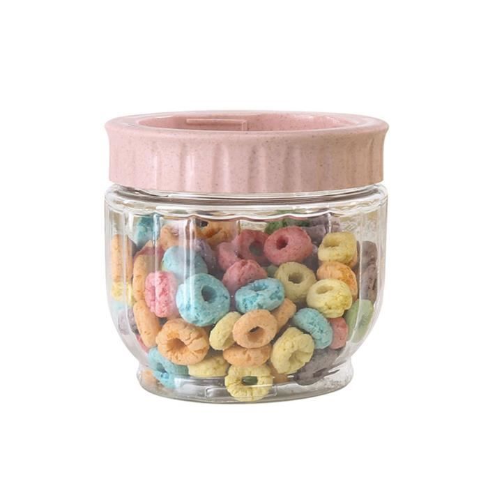 Kitchen Grains Snacks Sealed Jar Plastic Transparent Household Storage Tank SLXQ201209106PK_MexiGoTo