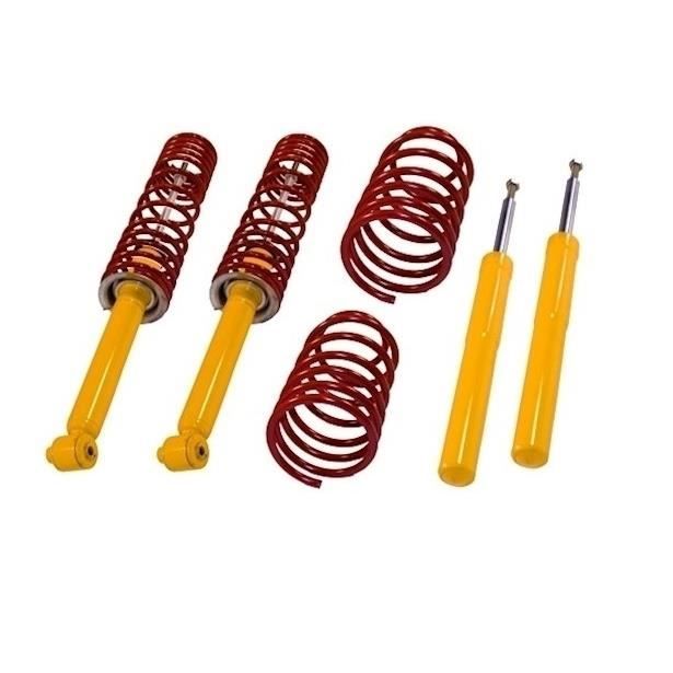 KIT AMORTISSEURS + SUSPENSIONS SPORT TA TECHNIX POUR BMW SERIE 3 E46 4 CYLINDRE BERLINE ET COUPE
