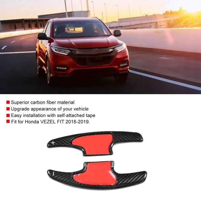 RIN 2Pcs Extension De Palette De Changement De Volant Pour Honda Vezel Fit 2018-2019
