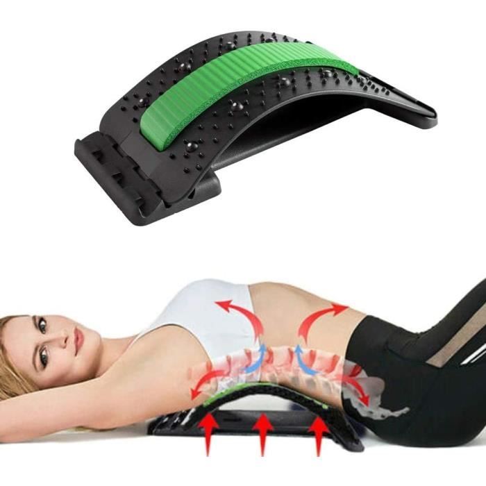 Soulagement de la Douleur Lombaire étirement Appareil,Dispositif D'étirement Du Dos Masseurs pour le dos Magic Stretcher,Dos Civière