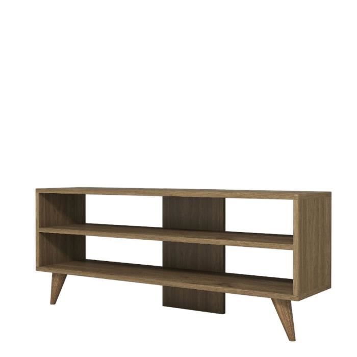 Meuble TV One 120 cm - Marron noix