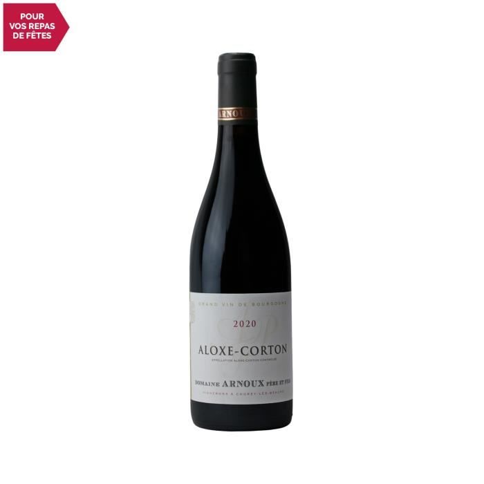 Aloxe-Corton Rouge 2020 - 75cl - Domaine Arnoux Père et Fils - Vin AOC Rouge de Bourgogne - Cépage Pinot Noir