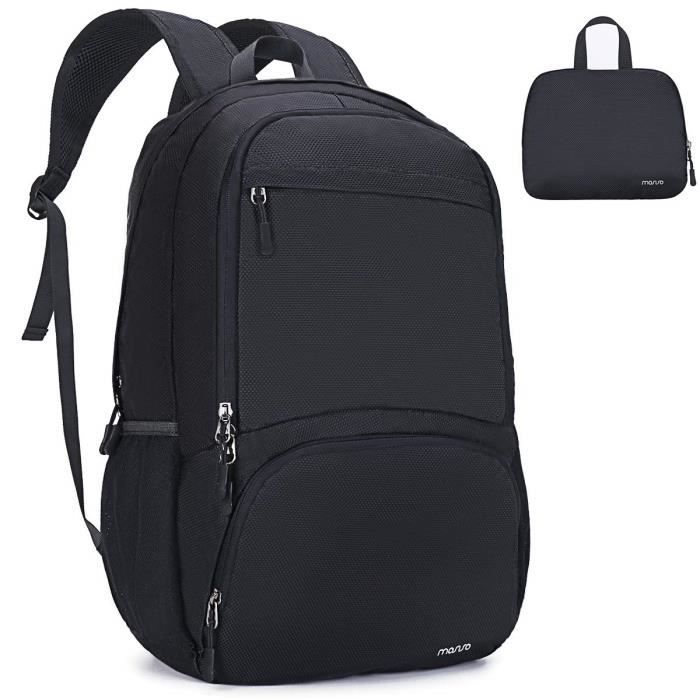 MOSISO 30L Pliable Randonnée Sac à Dos, Ultra Léger Compact Hydrofuge Durable Pliable Portable Multifonctionnel Voyage Sports Cam