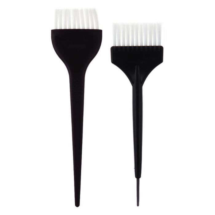 L2907 Peigne à colorant pour cheveux brosse de traitement double usage outil de