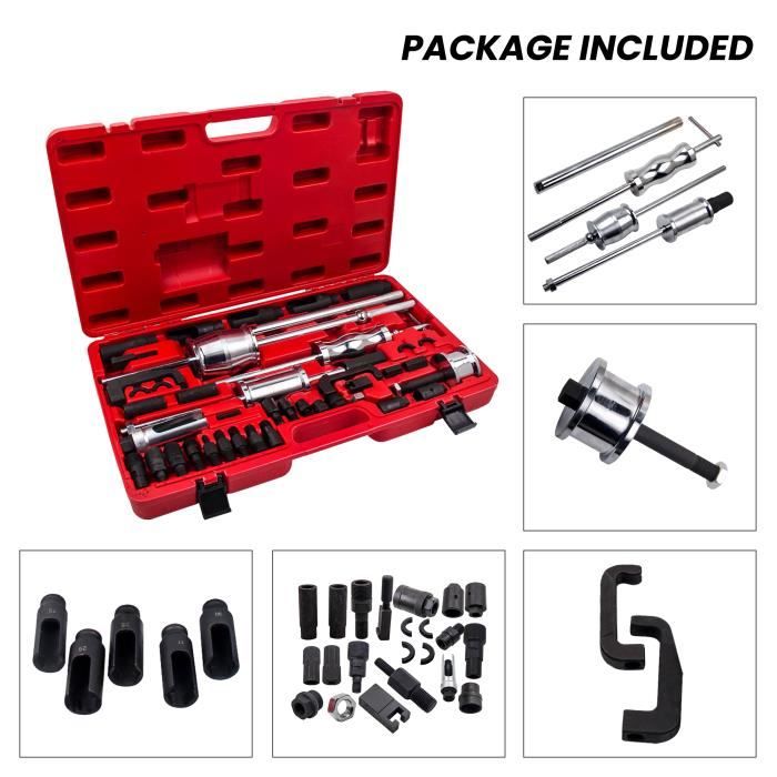 40PCs Injecteur Diesel Extracteur Outil Extraction Universel Kit for VW BMW FORD