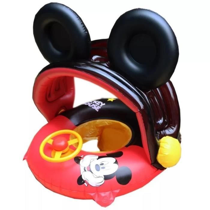 Jouets de piscine gonflables Disney, flotteur géant gonflable, chaise de bateau, pour enfants, Mickey Mouse Minnie Mouse