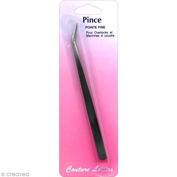Pince brucelles pour machine à coudre et surjeteuse - 15 cm