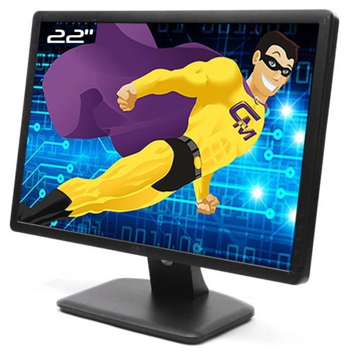 Ecran PC 22- DELL E2213c 0KN2Y3 KN2Y3 TFT TN VGA DVI-D VESA 1680x1050 16:10 Wide