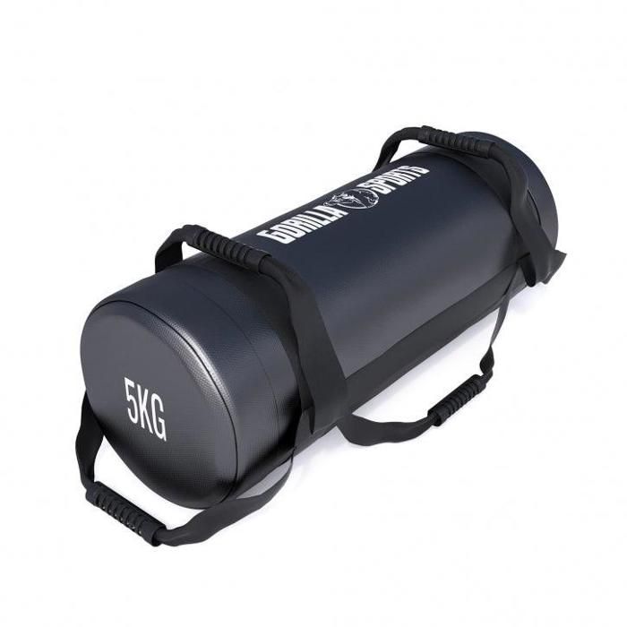 Fitness bag noir-rouge - Sac lesté 5kg