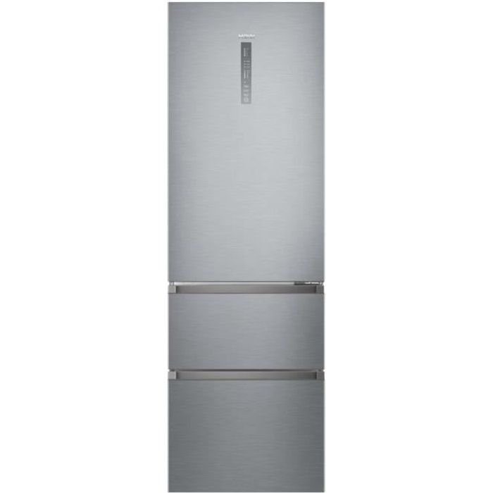 Refrigerateur Multi porte Haier HTR5619ENMG argent