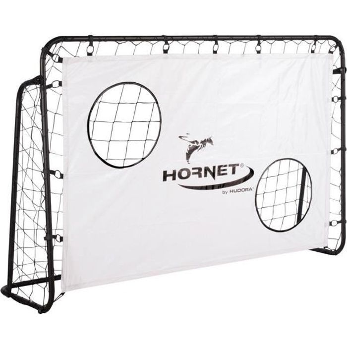 Hudora 76918 But de football Hornet 180 avec mur de but