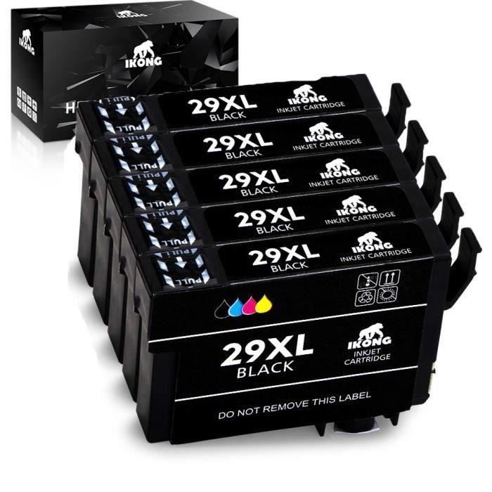 Cartouche d encre epson 29 XL 4 noires fraise compatible pour Epson Expression Home XP-235 245 342 332 345 442 445 247 335 435 432
