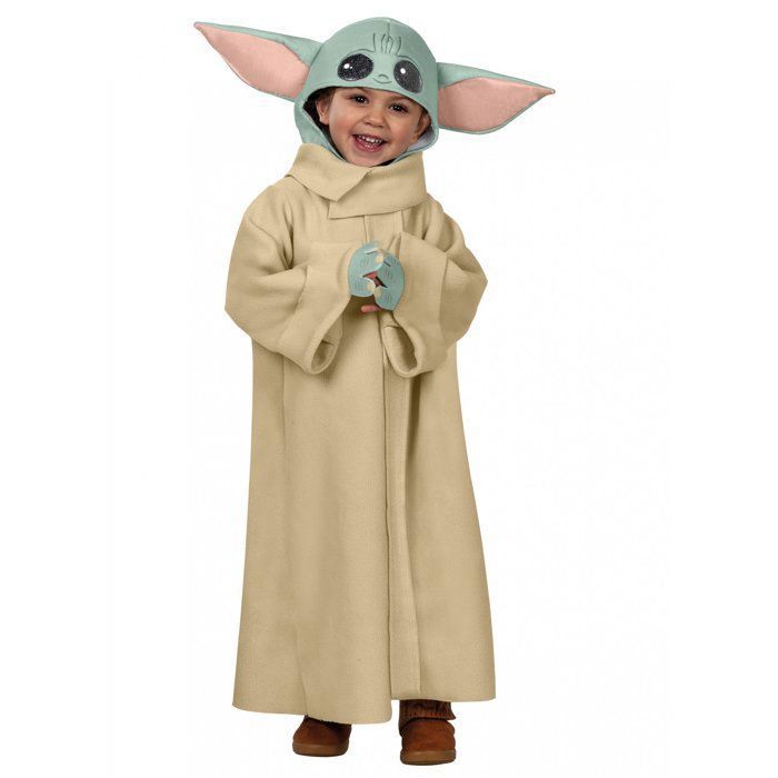 Déguisement bébé Yoda enfant The Mandalorian - Star Wars - 5 à 6 ans (105 à 116 cm)