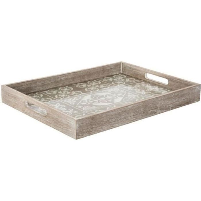 Plateau de Service à Motifs \