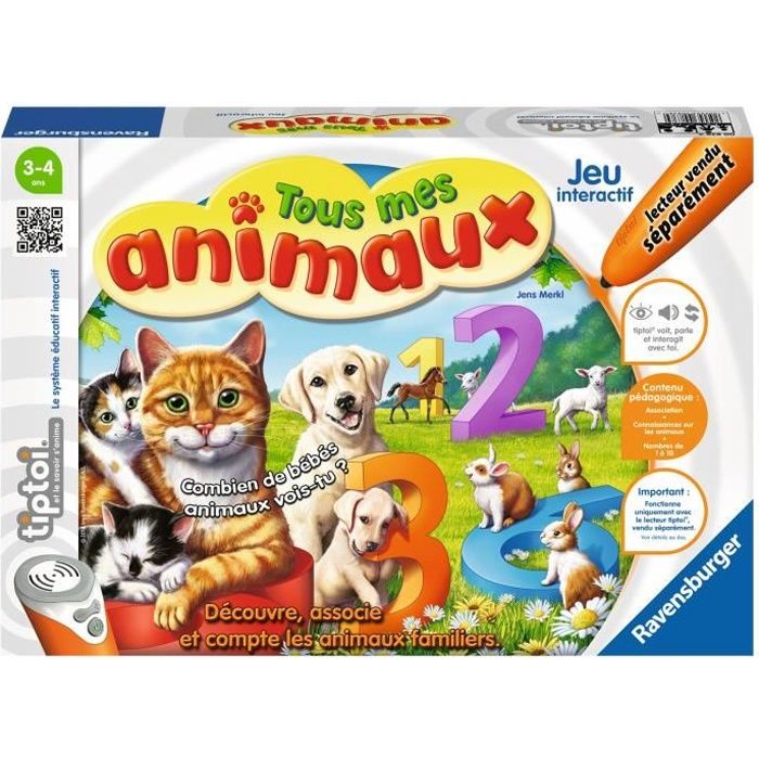 TIPTOI Jeu interactif - Tous mes Animaux