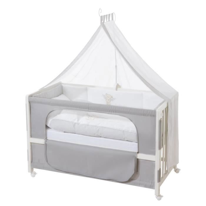 ROBA Lit cododo -Heartbreaker- 60x120 cm, lit d'appoint pour lit parental, équipement complet