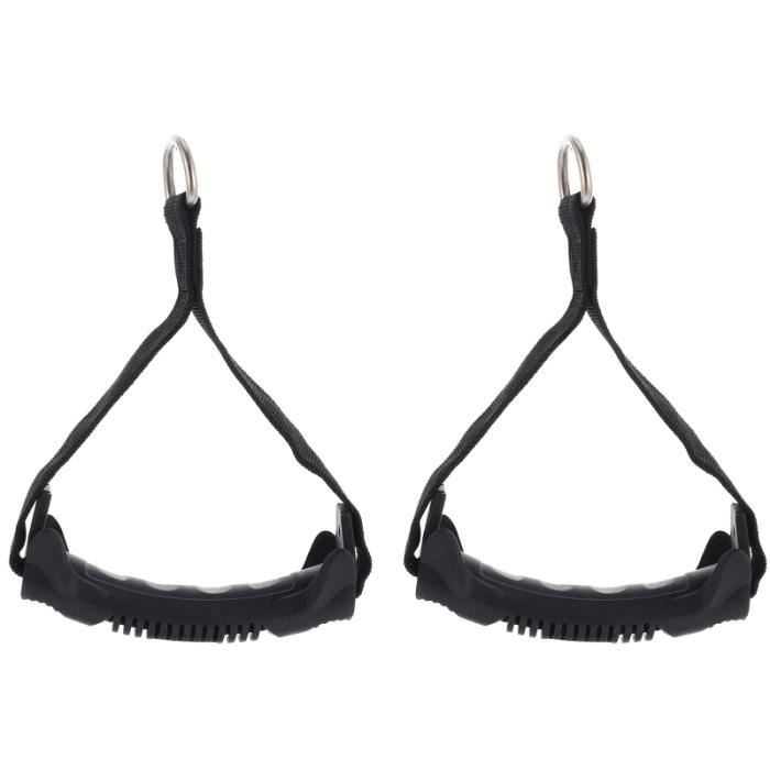 1 paire d'accessoires d'entraînement sangle de traction pour gymnase Fitness corde résistance bande BARRE - HALTERE - POIDS
