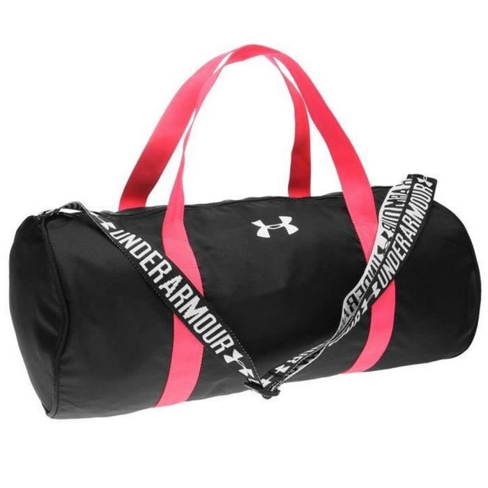 Sac de Sport Under Amour Noir et Rose