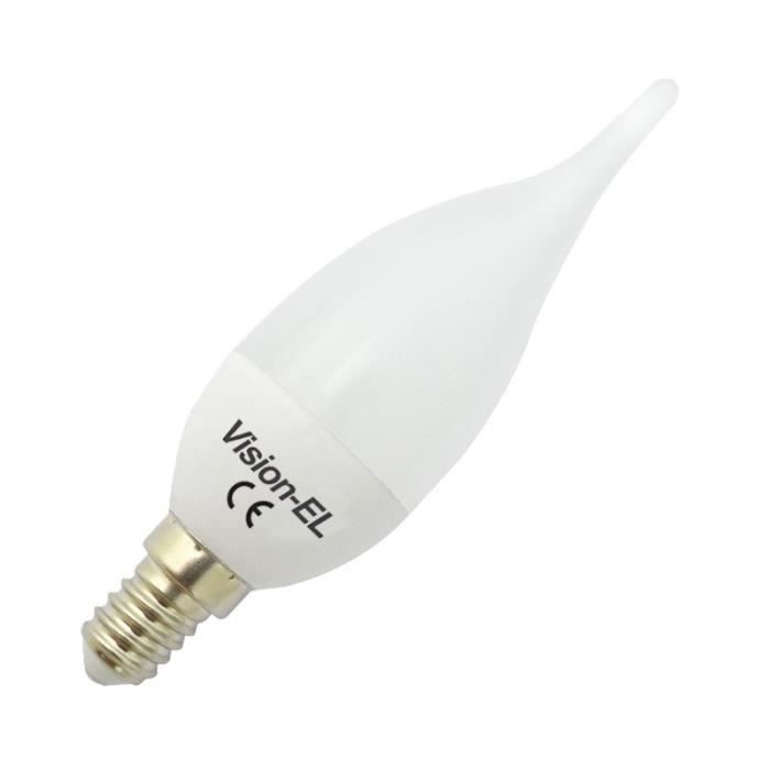 LED flamme E14 6W (eq. 60W) Dimmable - Couleur - B