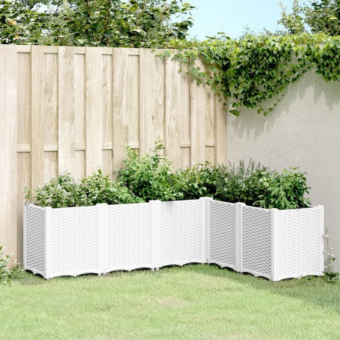 vidaXL Jardinière 160x120x53 cm polypropylène - vue 2