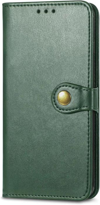Étui Portefeuille Magnétique ITape Pour Honor 400 Lite - Cuir De Vache Doux, Porte-cartes Et Rabat Magnétique Dissimulé - Vert