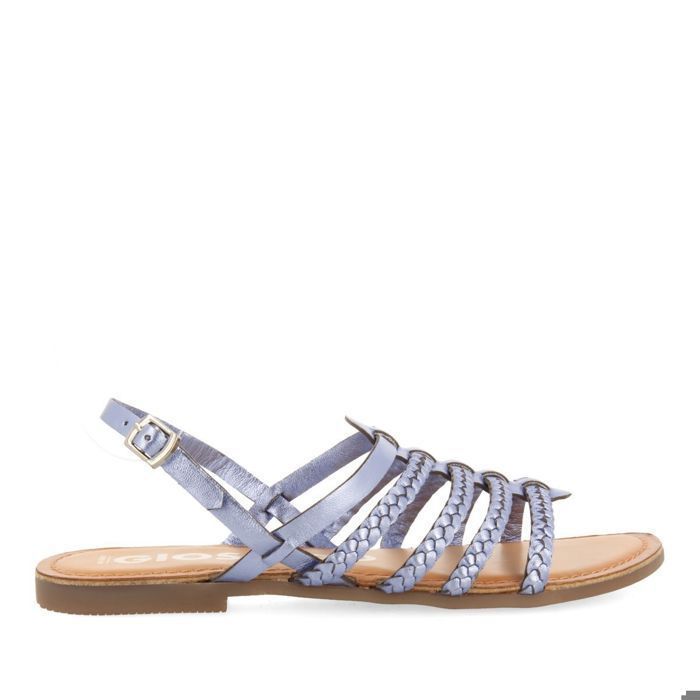 Sandales Plates En Cuir GIOSEPPO Pour Fille - Modèle Wenham, Semelle Intérieure Certifiée Responsable