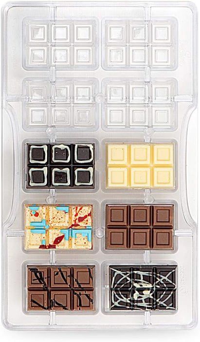 OCPO KITCHEN Moule Carré En Silicone 3D Pour La Cuisson De Gâteaux, De Fromage, De Desserts, De Pâtisseries, De Pudding Au Chocolat, De Crème Glacée, De Savon Fait à La Main (8