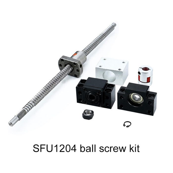 Vis à Billes Roulée SFU1204 400 Mm + Écrou Anti-jeu – Haute Précision
