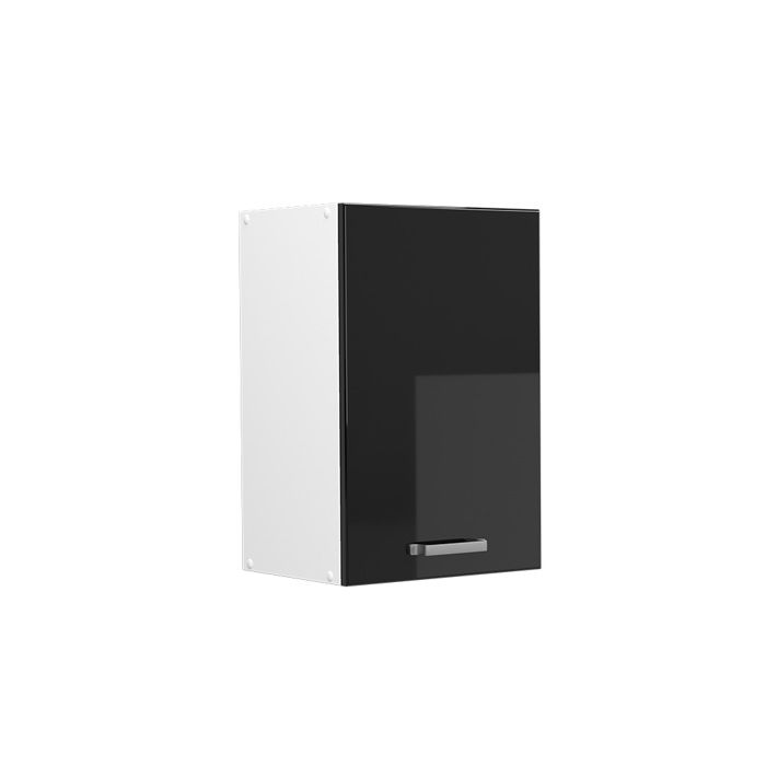 Elément haut de cuisine R-Line 40cm Noir Haute brillance/Blanc Vicco 41220