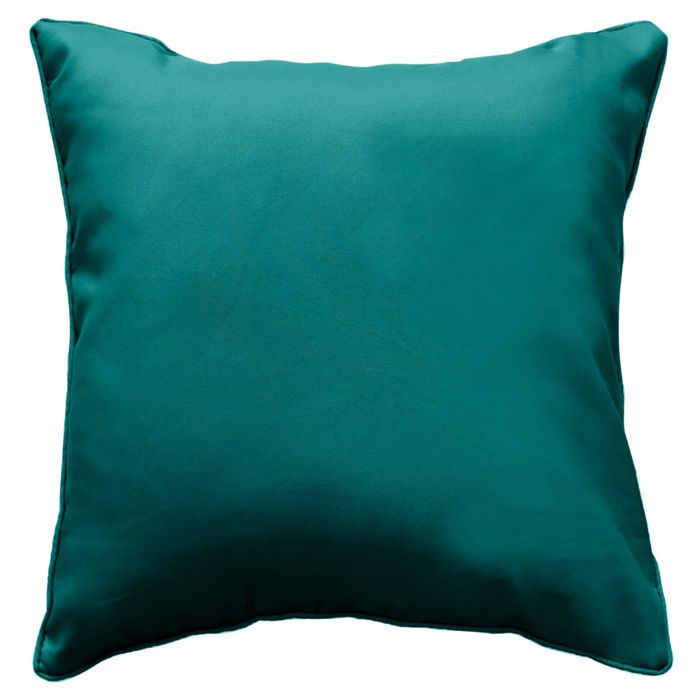 Coussin déhoussable compressé 60 x 60 cm - Polyester Bleu Paon Gamme Essentiel Coussin déhoussable compressé 60 x 60 cm - Polyester Bleu Paon Gamme Essentiel