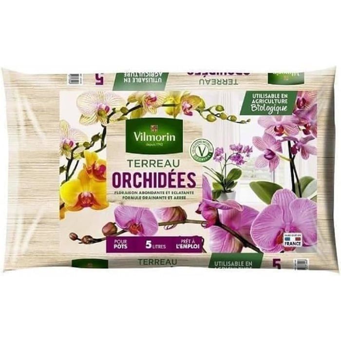 Vilmorin Terreau Sac de 5 litres-Soin et Entretien de Toutes Les
