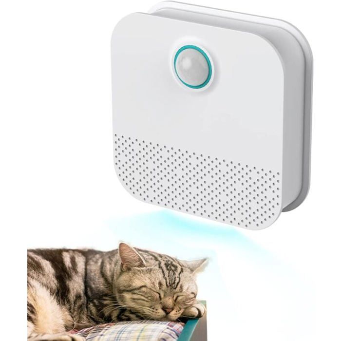 Purificateur dair intelligent pour animaux - MICH - Chargement USB - Déodorant pour litière - Mini purificateur