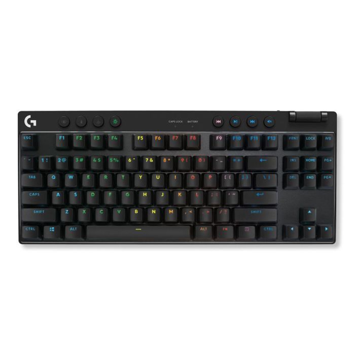 Logitech G PRO X Clavier sans clé backlit sans fil Bluetooth 2.4 GHz commutateur : GX Linear - vue 2