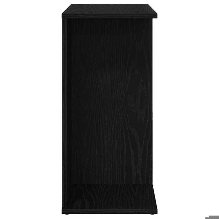 Cabinet de Lit Moderne Noir Table de chevet/nuit avec rangement chêne noir 46 5x29x61 cm bois d’ingénierie CC4106