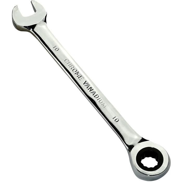 QUARKZMAN Clé à Fourche 4/5.5/7/8/11/12/13/15/17/19/22/23mm Métrique En Forme De U Clé Plate Simple à Fourche, Petite, Galvanisée, Pour Réparation Automobile, Assemblage De Meubles