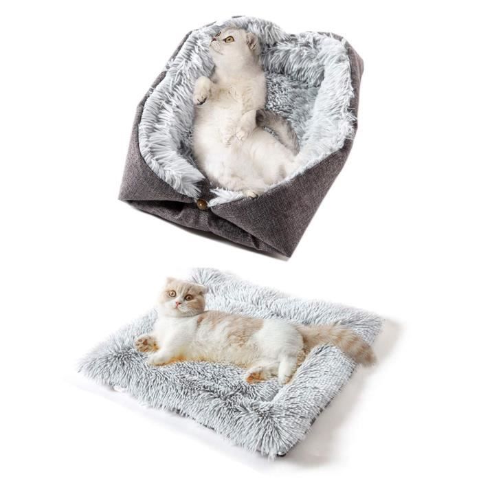 Meilleurs prix pour AMOUNE Panier pour Chat Coussin Panière Coussin Lit Apaisant Comfy pour Chien Cat Hiver Peluche Grand pour Animal Domestique nosku