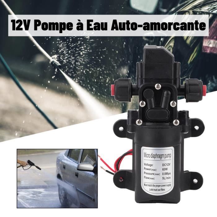 Pompe à Eau 220V 160PSI - Débit 5.5L/min Auto-Amorçante | Pour Lave-auto/Arrosage