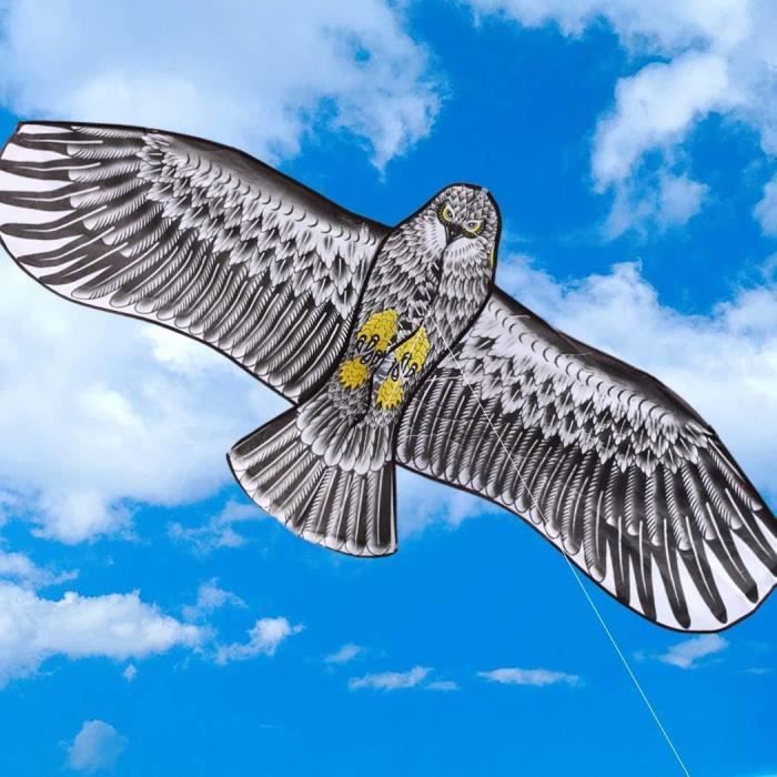 Eagle Kite pour Enfants Et Adultes Kite Facile À Piloter pour Les Activités De Plein Air Garçons Filles Cerf-Volant en Forme daigle De Grande Taille yester Grand Cerf-Volant pour Enfants 