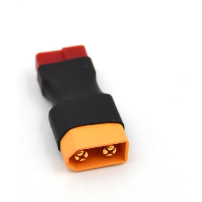 Lot De 5 Adaptateurs XT60 Vers XT90 – Fiche Mâle/femelle Pour Batteries RC, Modèles Réduits, Connecteurs Compacts, 50V Max, Prise Intégrée