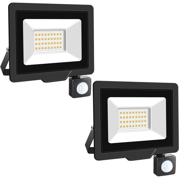 Projecteur extérieur led 10W 12V DC 3000°K détecteur-IP 65 - Eclairage Projecteur extérieur led 10W 12V DC 3000°K détecteur-IP 65 - Eclairage