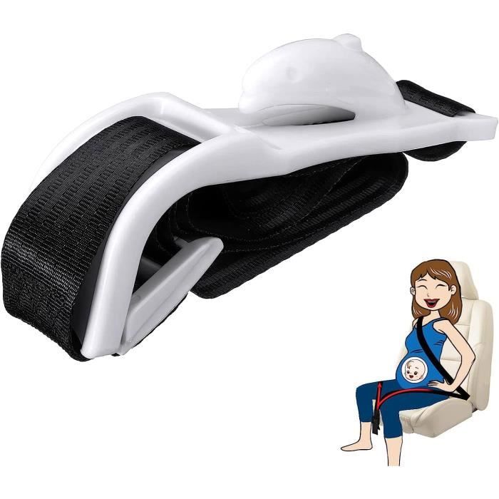 Ceinture Femme Enceinte Voiture,Ceinture Sécurité Femme Enceinte Ceinture  Grossesse Voiture Ajusteur de Ceinture de Maternité (Blanc - Cdiscount  Animalerie