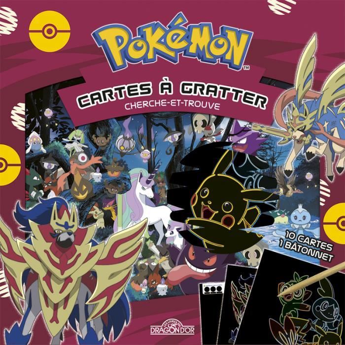 Pokémon – Cartes à gratter – Les nouveaux Pokémon de Paldea – Pochette avec  10 cartes à gratter et un bâtonnet – Dès 6 ans, The Pokémon Company