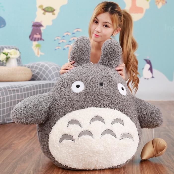Oreiller en peluche Totoro de 30cm, Kawaii, dessin animé, mignon mon voisin  Totoro, coussin Bus de chat, jouets pour enfants, cadeaux pour filles -  AliExpress