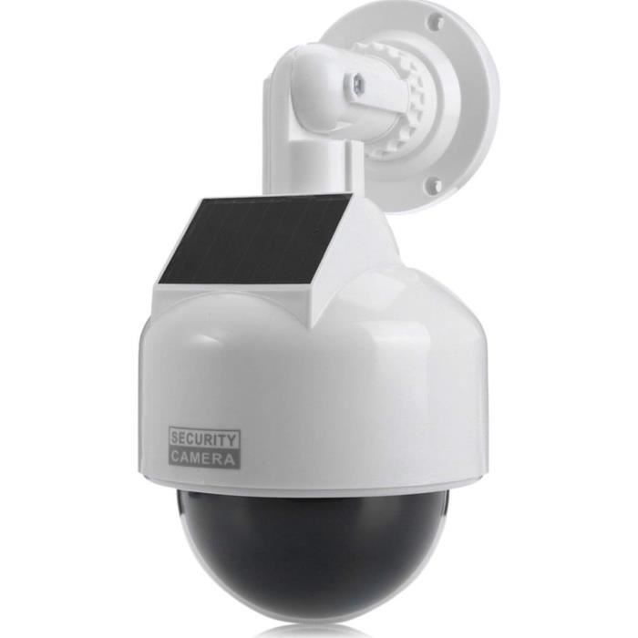 Lot De 3 Caméras De Surveillance Factices GOEDCH - Optique CCD Réaliste, Installation Facile, Effet Dissuasif