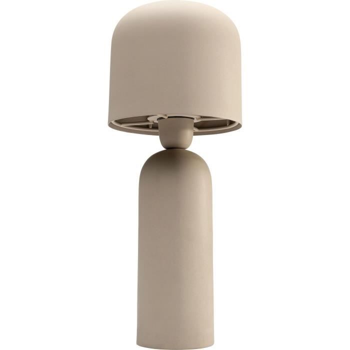 Lampe - Kare Design - Maya - Beige - Abat-jour arrondi - 1 ampoule E27 Lampe - Kare Design - Maya - Beige - Abat-jour arrondi - 1 ampoule E27