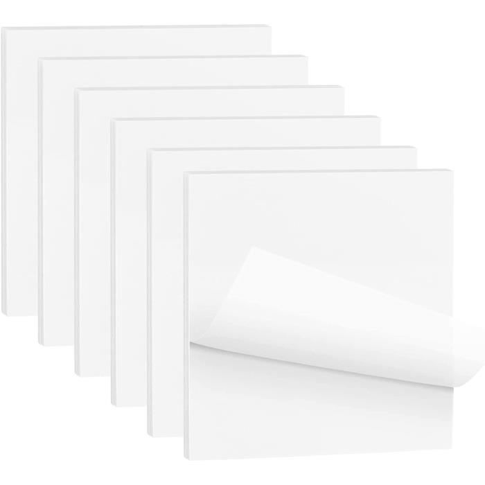 Sticky Notes Transparentes 300 Feuilles Transparent Sticky Notes, Notes Autocollantes ...