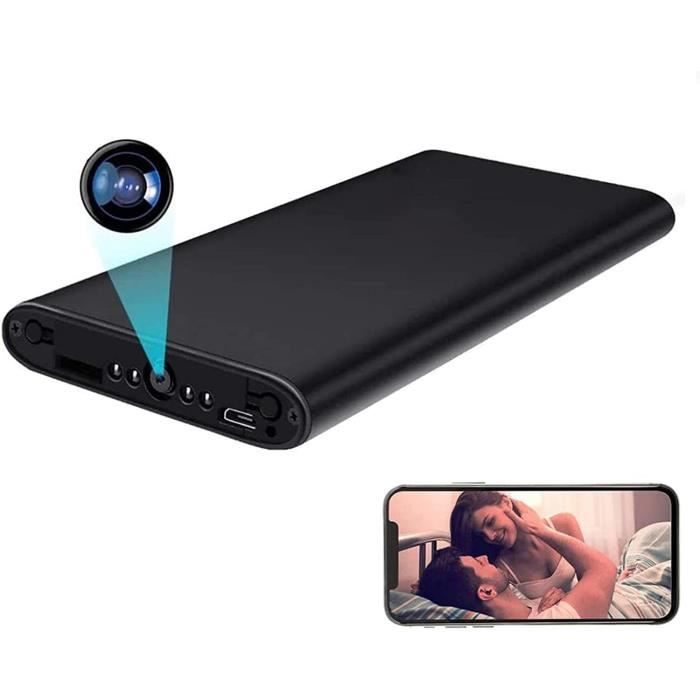 Camera Avec Micro Mini Caméra Espion WiFi Micro Espion Caméra 1080P HD Vidéo Cachée sans ...