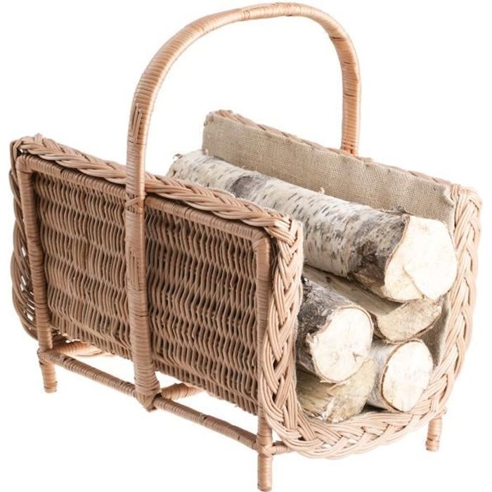 Panier buche cheminée clearance