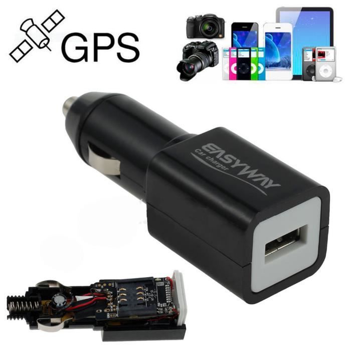 Mini Traceur Gps Gsm Gprs Tracker Espion Prise Allume Cigare